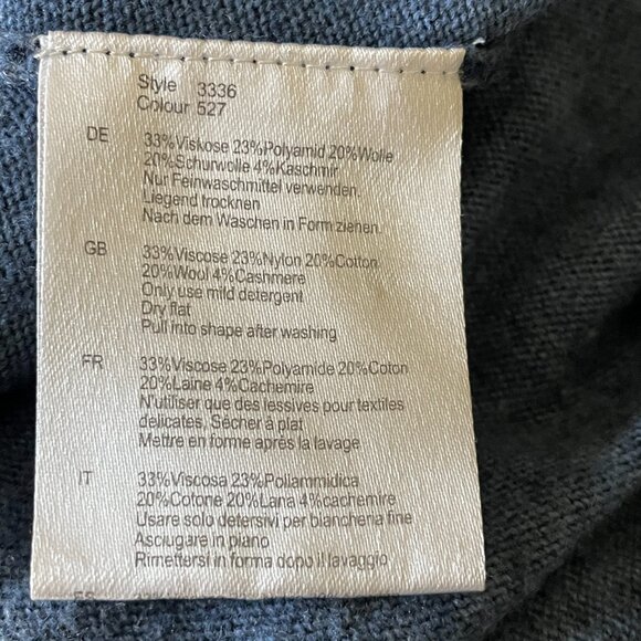 Frieda & Freddies New York Blue Camo Crew Neck Sweater-Medium - Picture 6 of 9